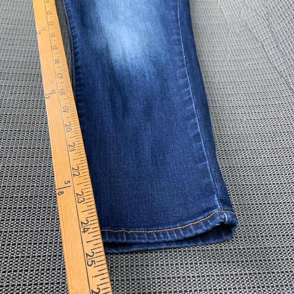 Old Navy Rockstar Womens Size 16 Dark Wash Jeans Regular Cotton Denim - Picture 8 of 9